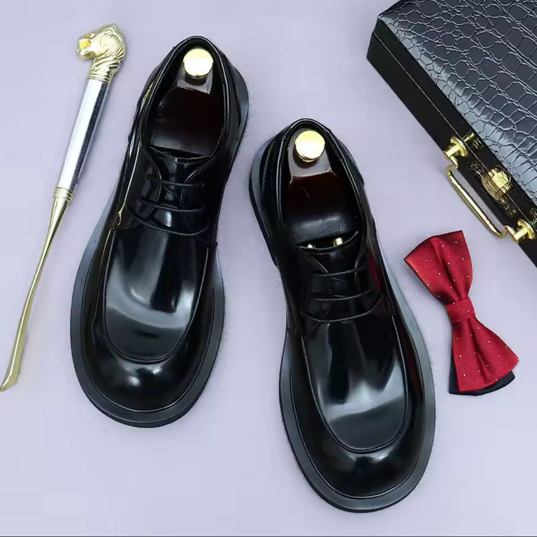 Derby Brogue Round Toe Shoes