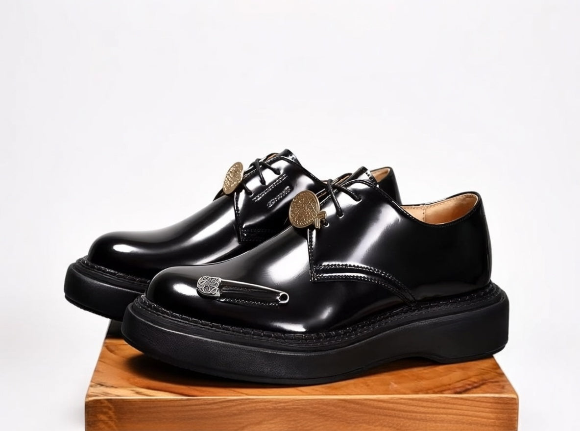 Men Derby Shoes Luxury Premium
